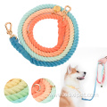 Clip Gradient Hand Cotton Modern Pet Dog Leash